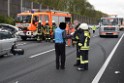 VU Auffahrunfall A 3 Rich Oberhausen kurz vor AS Koeln Dellbrueck P127